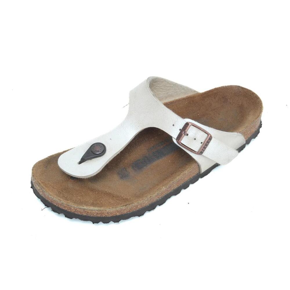 Birkenstock Gizeh Sandals Shoes Birko Flor Women's 37 Us 6 Reg/Narrow